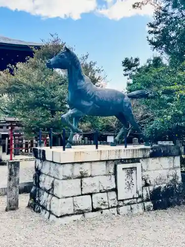 京都乃木神社の狛犬