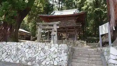 武田八幡宮の山門・神門