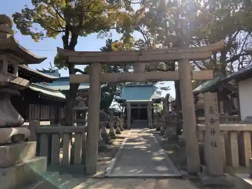 吹揚神社の鳥居