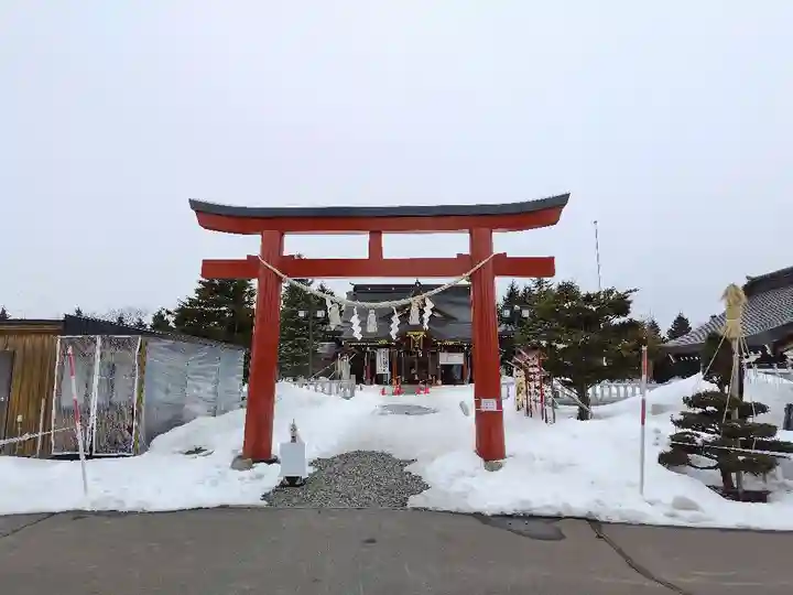 美瑛神社の鳥居