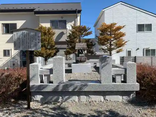 諏訪大社上社前宮の末社・摂社