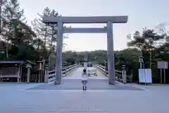 伊勢神宮内宮（皇大神宮）の鳥居