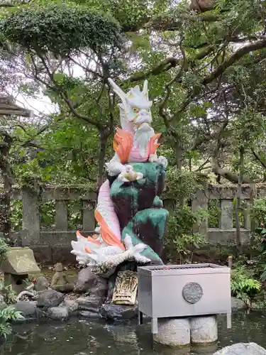 江島神社の狛犬