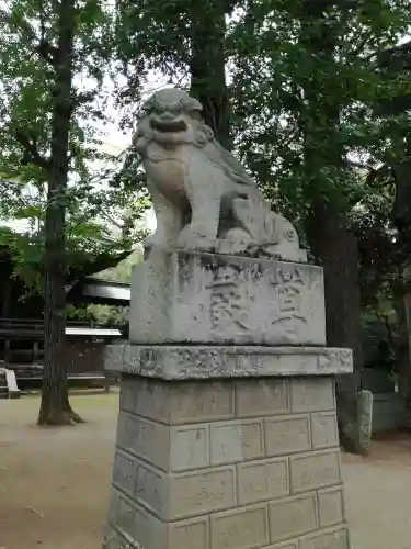 金村別雷神社の狛犬