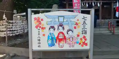 中目黒八幡神社の七五三参