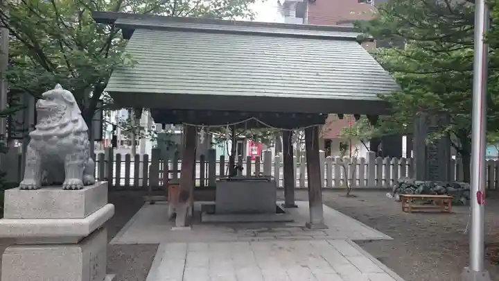 北海道神宮頓宮の手水舎