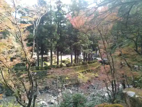 身延山 祖廟拝殿の自然