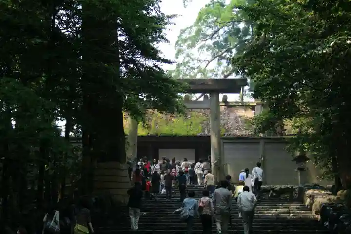 伊勢神宮内宮(皇大神宮)の鳥居