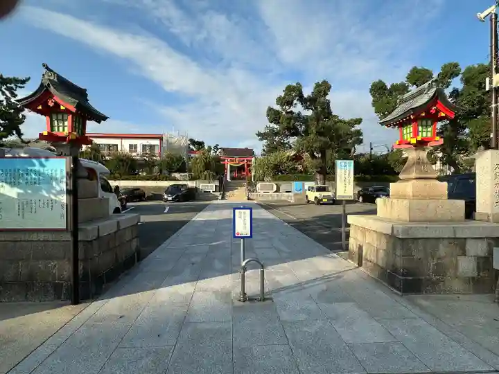 綱敷天満宮の庭園