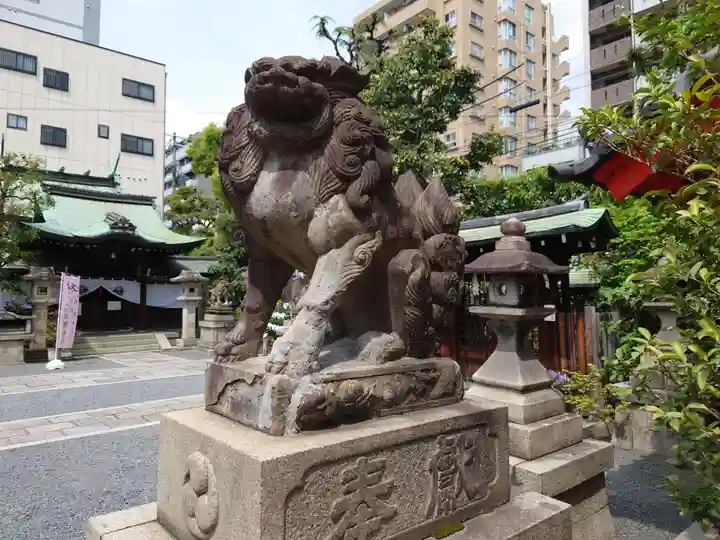 元祇園梛神社・隼神社の狛犬