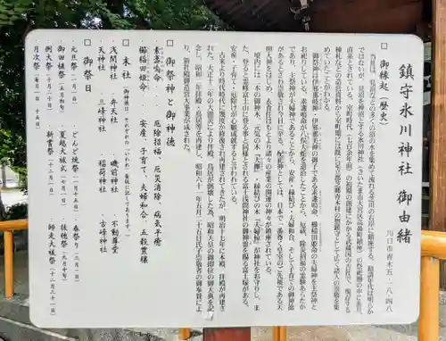 鎮守氷川神社の歴史