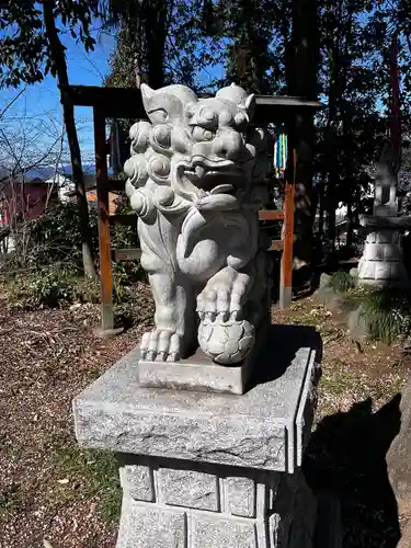 天岑寺の狛犬