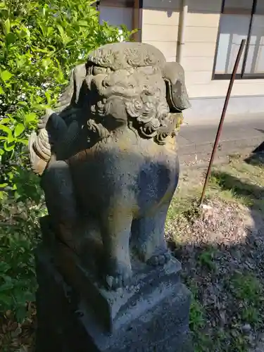 白山神社の狛犬