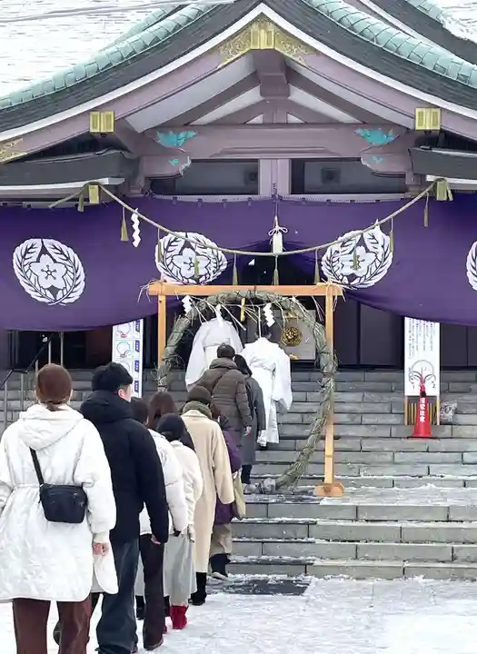 札幌護國神社の初詣