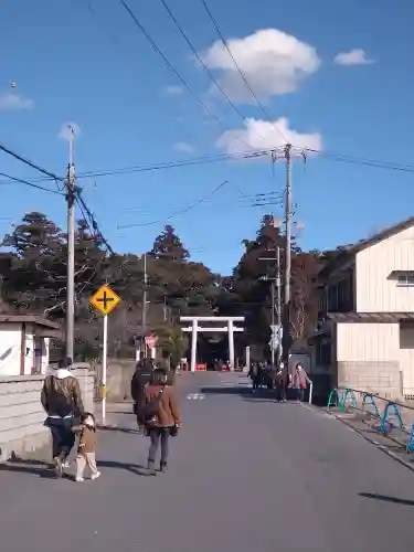 息栖神社の鳥居