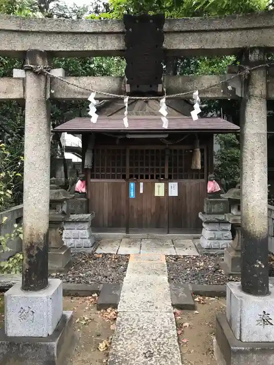 鮫州八幡神社の鳥居