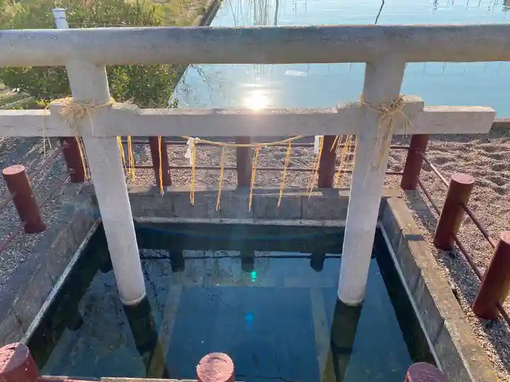 息栖神社の鳥居