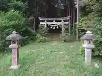 阿口社(赤坂町)の鳥居