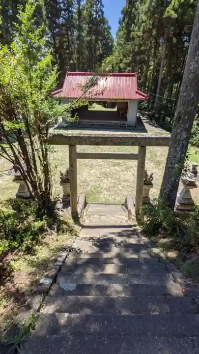 杉本神明神社の鳥居