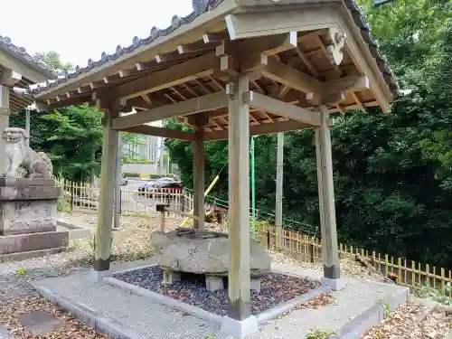 八事御嶽神社の手水舎