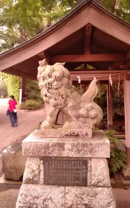 廣幡八幡宮の狛犬