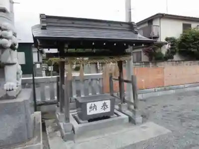渋谷神社の手水舎