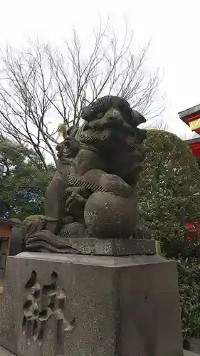 森浅間神社の狛犬