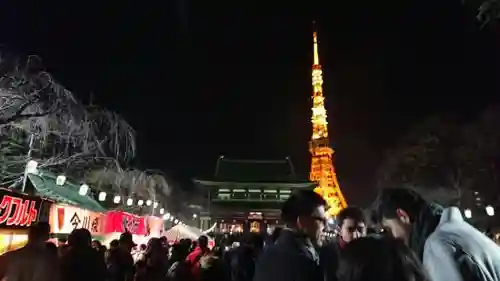 増上寺の景色