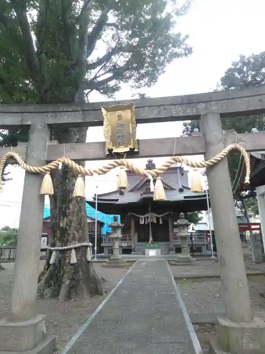 坂戸御嶽神社の鳥居