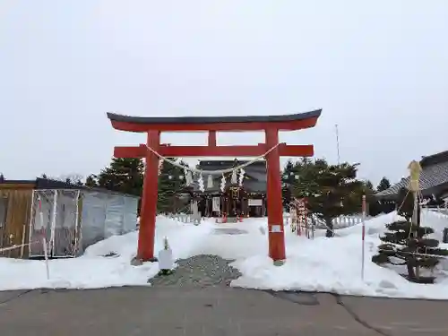 美瑛神社の鳥居