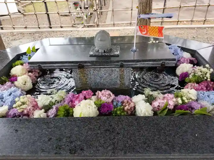 新琴似神社の手水舎