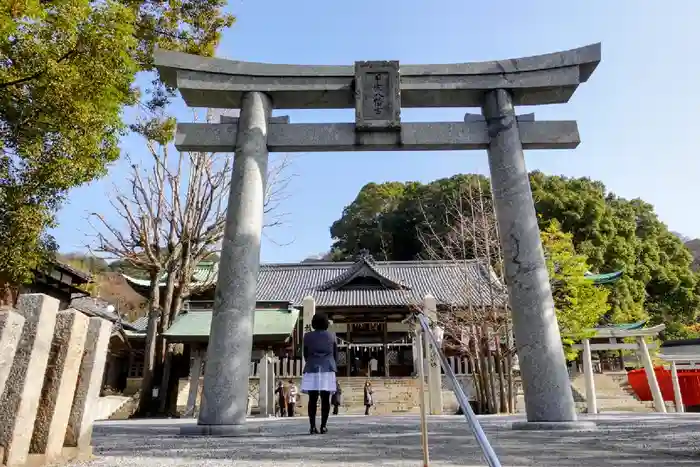 甲宗八幡宮の鳥居