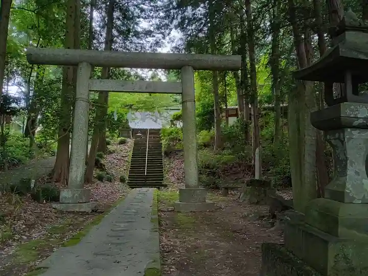 甲波宿禰神社の鳥居
