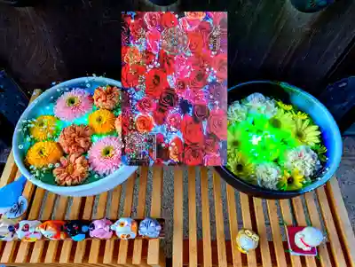 ☆箔押し仕様花手水御朱印☆

こちらは12月の御朱印•御首題を2体以上拝受するといただける御朱印です😻