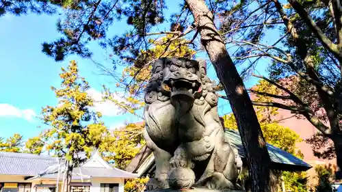 中山神明社の狛犬