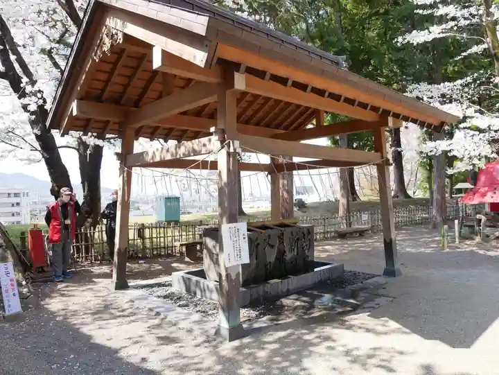 眞田神社の手水舎