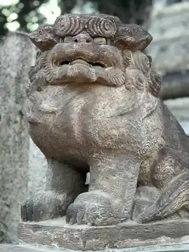 川越熊野神社の狛犬