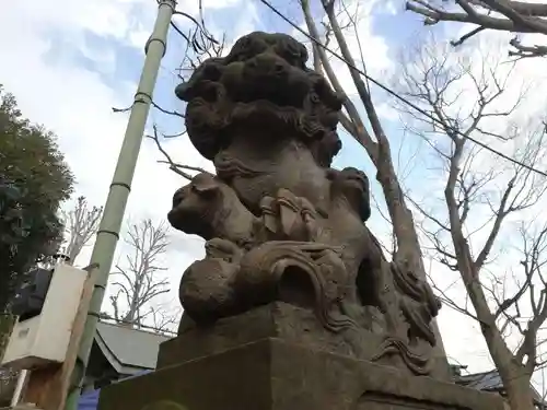 戸越八幡神社の狛犬