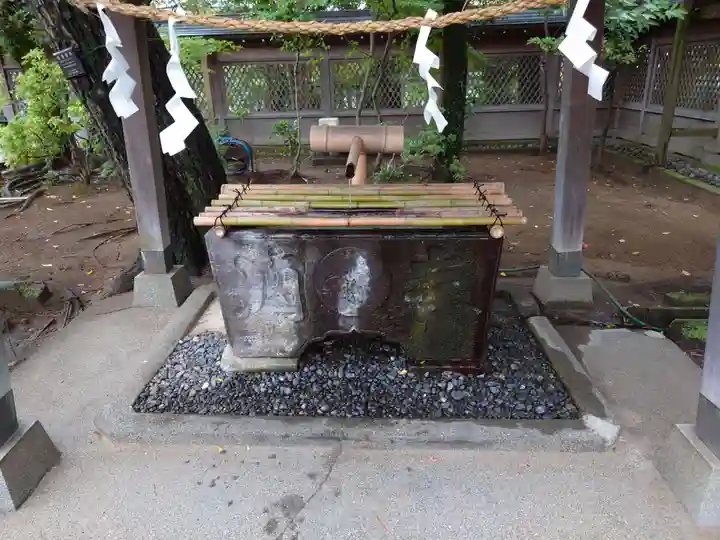 白幡天神社の手水舎