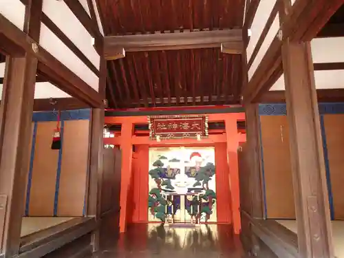 大海神社（住吉大社摂社）の本殿