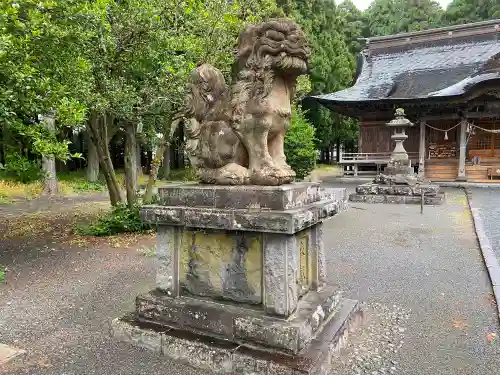 一条八幡神社の狛犬