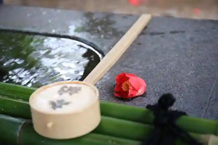 八百富神社の手水舎