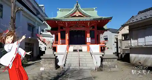 小谷野神社の本殿・本堂