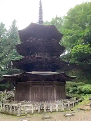 安楽寺の塔