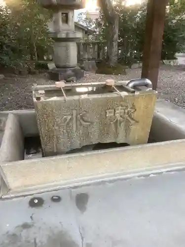 溝旗神社（肇國神社）の手水