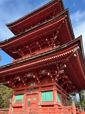 柏原八幡宮の塔