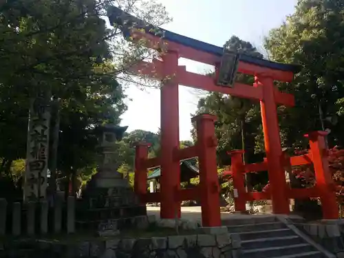 龍田大社の鳥居