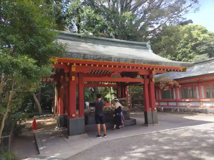 武蔵一宮氷川神社の手水舎