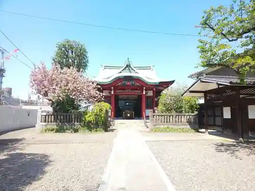 筑土八幡神社の本殿・本堂