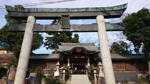 鳩ヶ谷氷川神社の鳥居